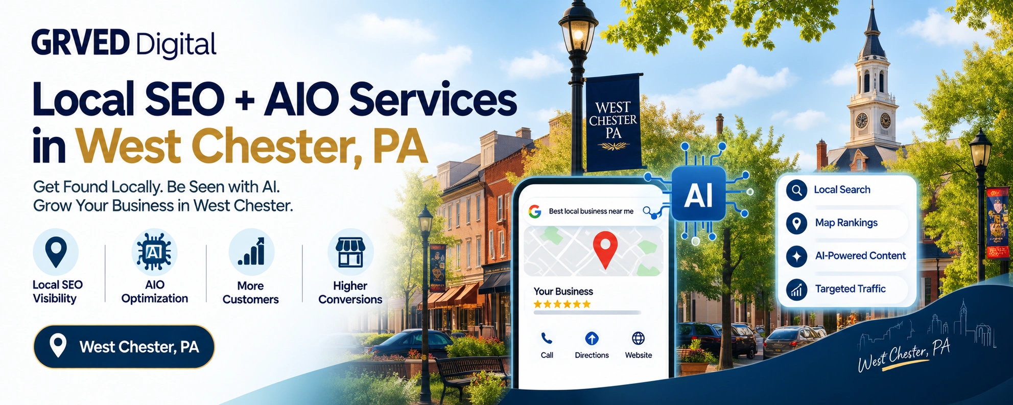 Local SEO + AIO Services in West Chester, PA 2 Local SEO + AIO Services in West Chester, PA